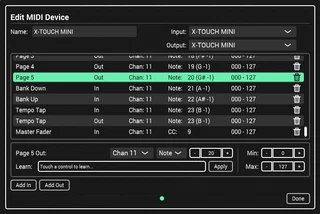 MIDI Device Editor